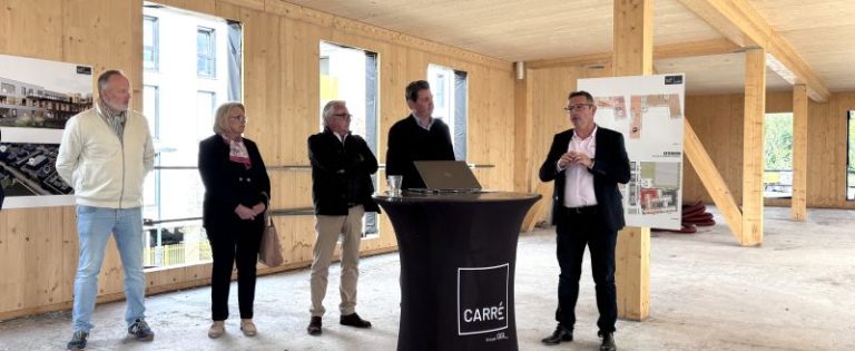 RENCONTRE MAIRIE & ACQUÉREURS SUR LE CHANTIER ECOSPACE